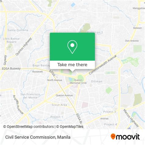 Civil Service Commission Map .